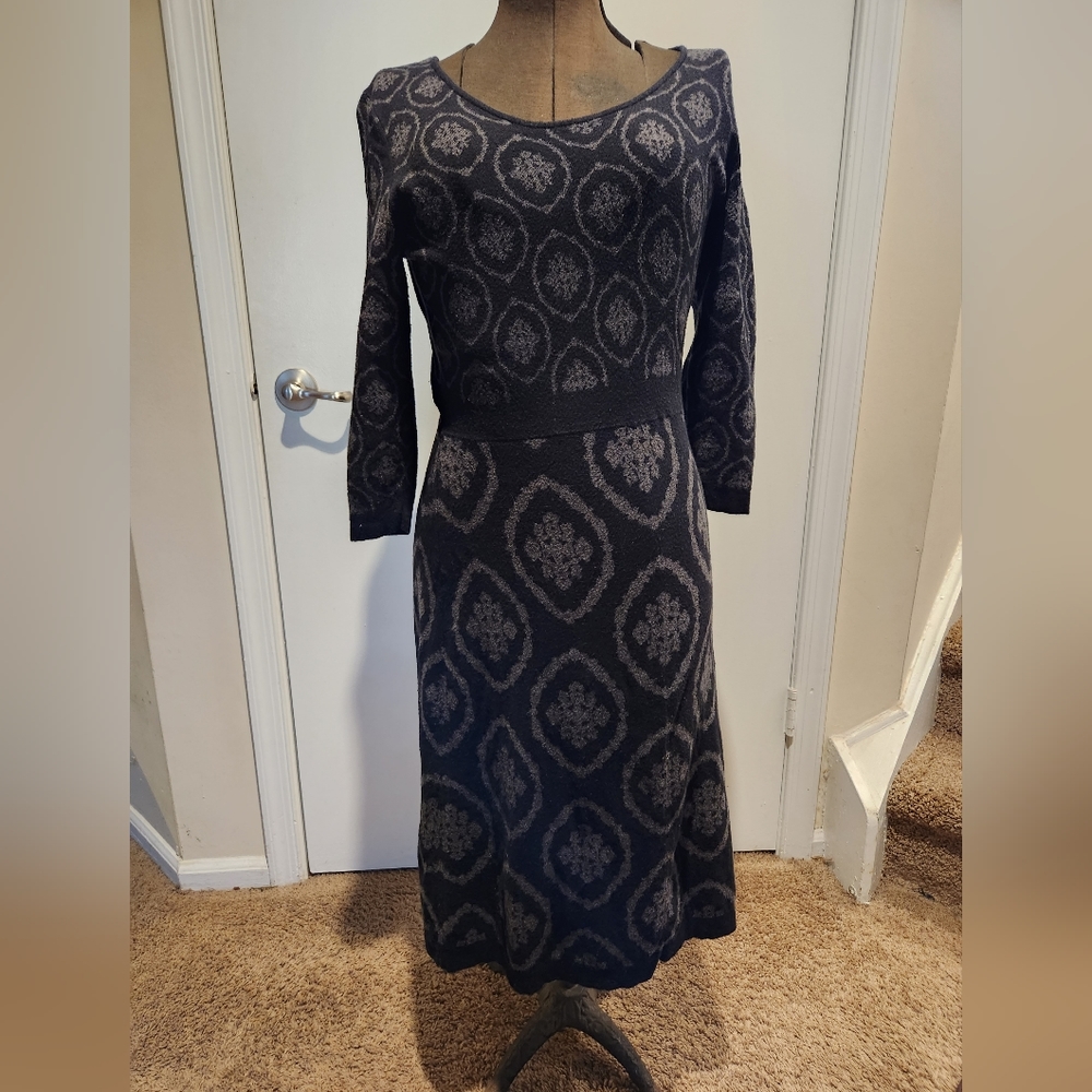 Isaac Mizrahi Live! Black Pullover Sweater Dress Size Medium
